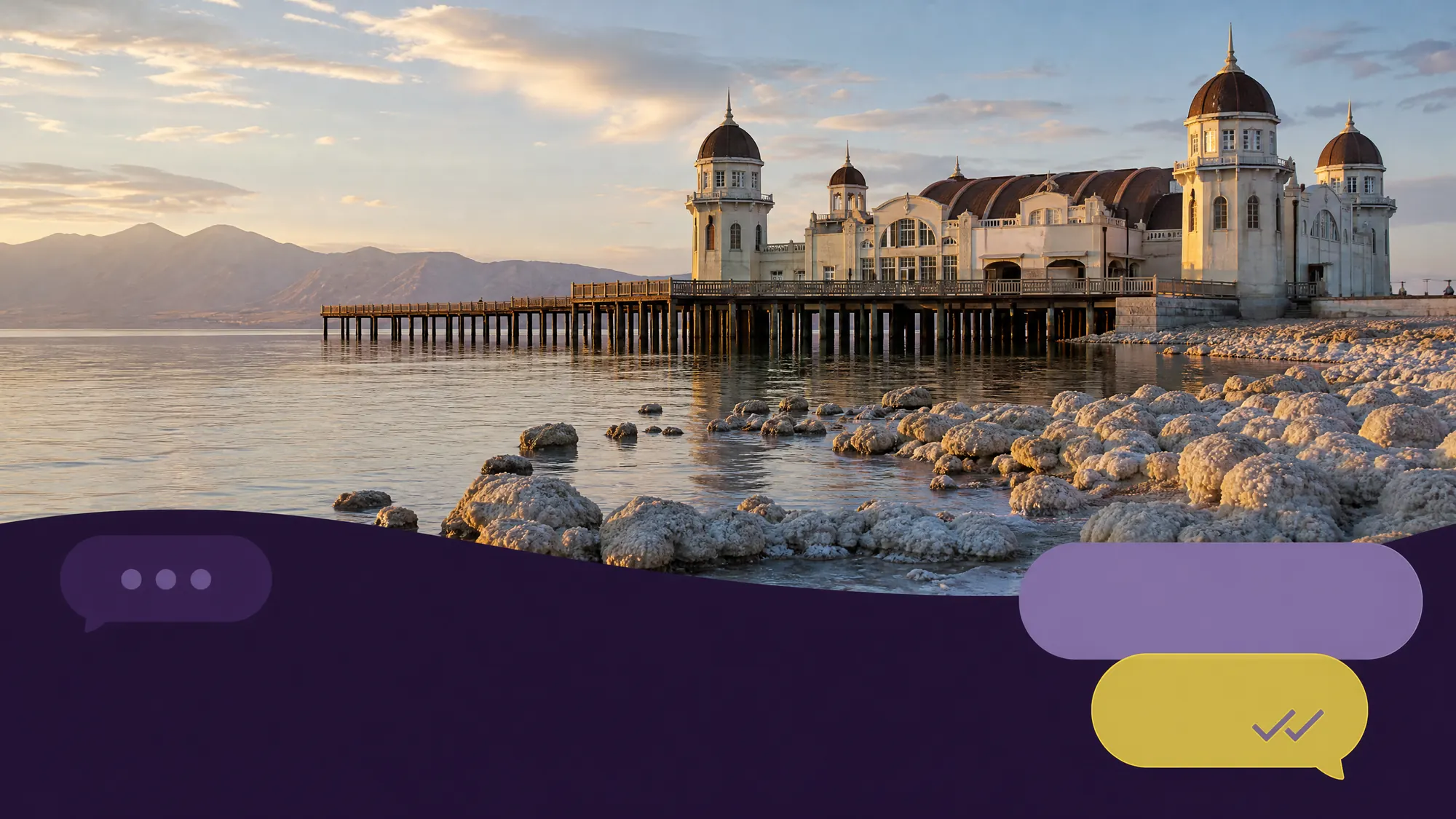 Explore the largest saltwater lake in the Western Hemisphere. See free-roaming bison on Antelope Island, float in dense salt water, and view the historic Great Saltair.